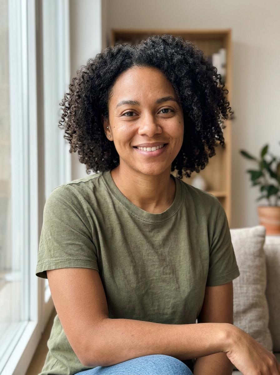 Original photo of a woman